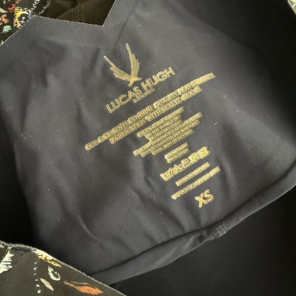 Lucas Hugh Leggings In Midnight Peru Print Size XS - Picture 6 of 9